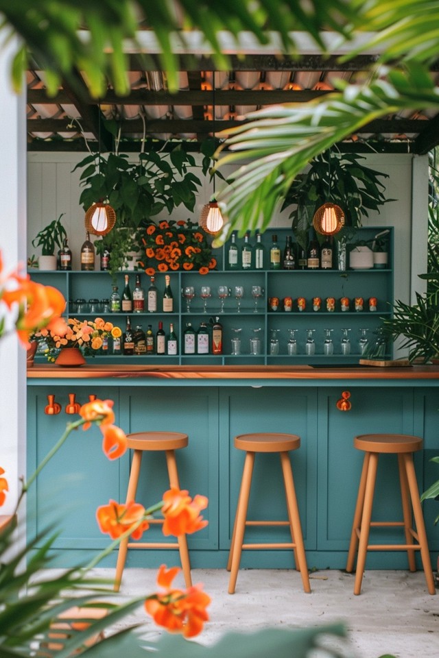 Handcrafted Wooden Bar and Craft Beer Haven