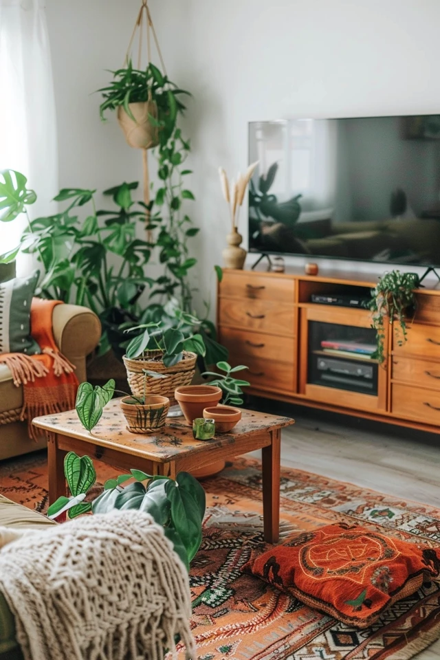 Bohemian TV Stands: Functional Decor
