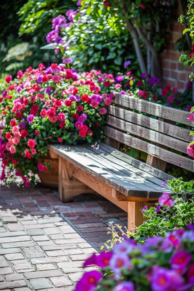 Repurposed Chair Bench