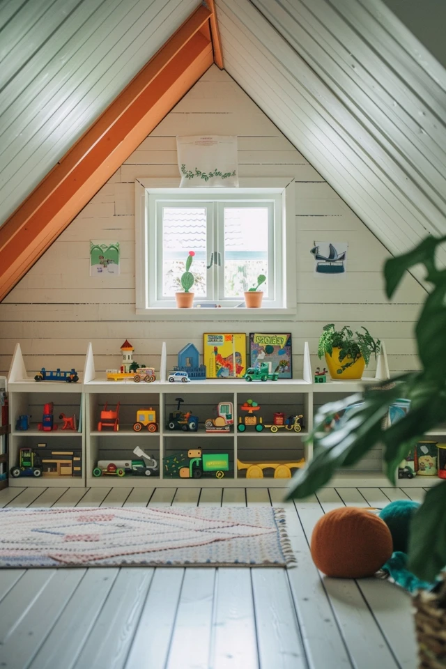 Attic Toy Room: Playful and Organized