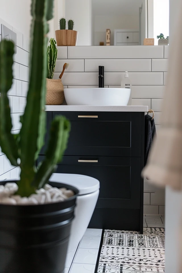 Black Furniture with Charcoal Walls