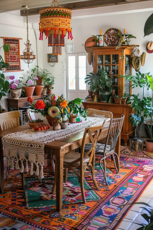 Bohemian Dining Chairs: Artistic Seating