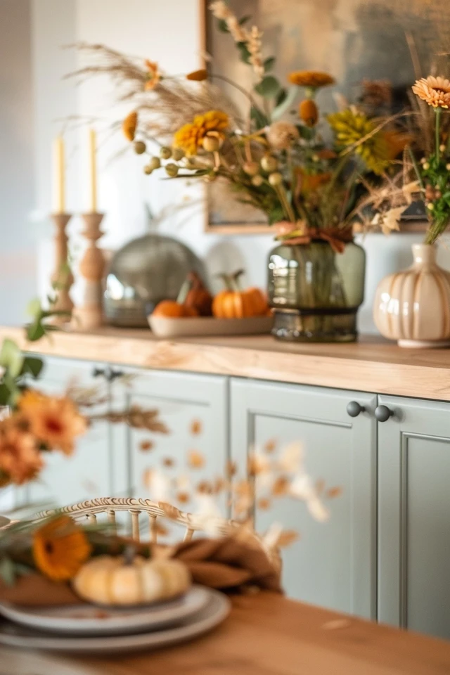 Dining Room Storage: Thanksgiving Theme Buffets