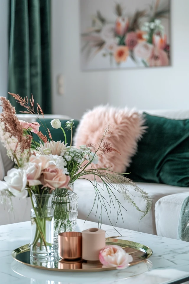 Creating a Luxurious Small Living Room with Affordable Glam Decor