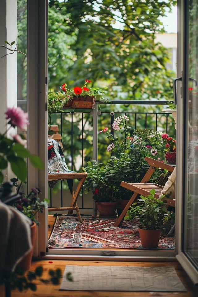 Balcony Decor for Yoga and Meditation