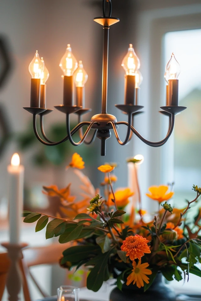 String Lights and Accent Lighting for Thanksgiving Day