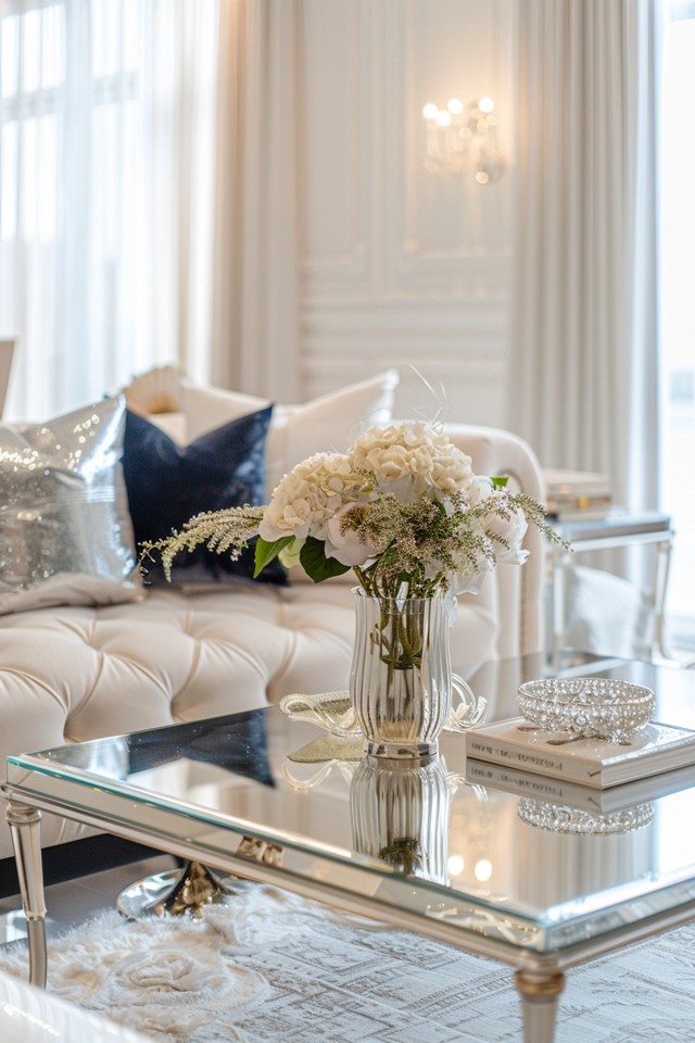 Chic Glam Decor: Gold and Silver Decor