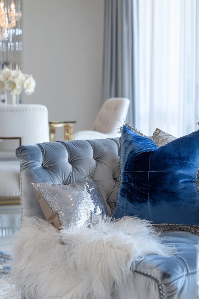 Using Velvet in the Living Room