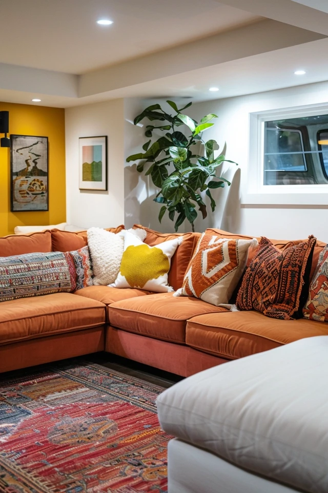 Cozy Basement Sectional Ideas for Your Home