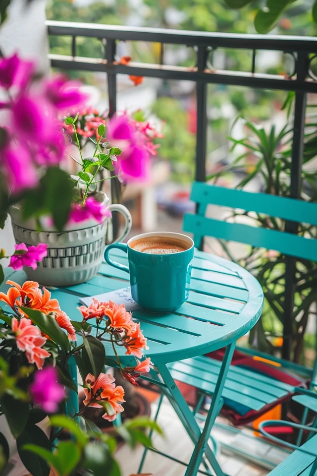 Balcony Decor for a Coffee Lover’s Haven