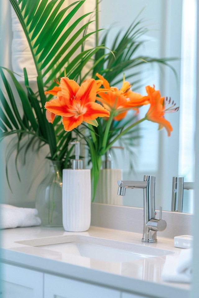 Coastal Bathroom Makeover: Bright and Beachy