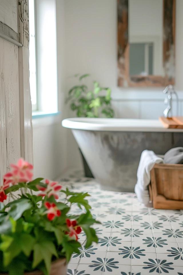 Stylish Tile Trends for Farmhouse Bathrooms