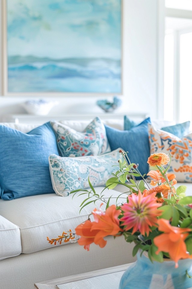 Coastal Living Room: Nautical Decor Trends