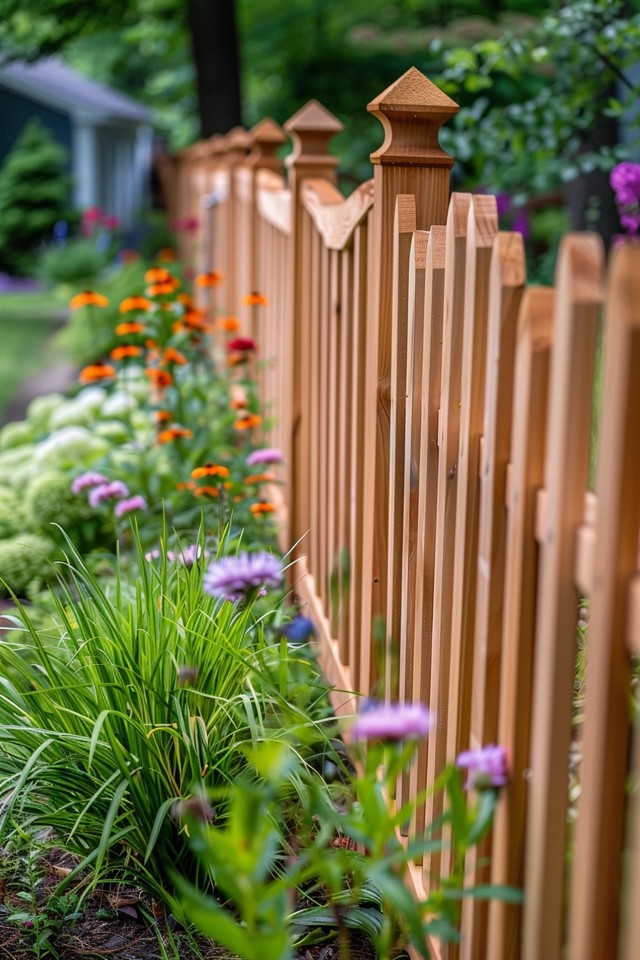 Creative Cedar Post Fence Ideas for Your Yard
