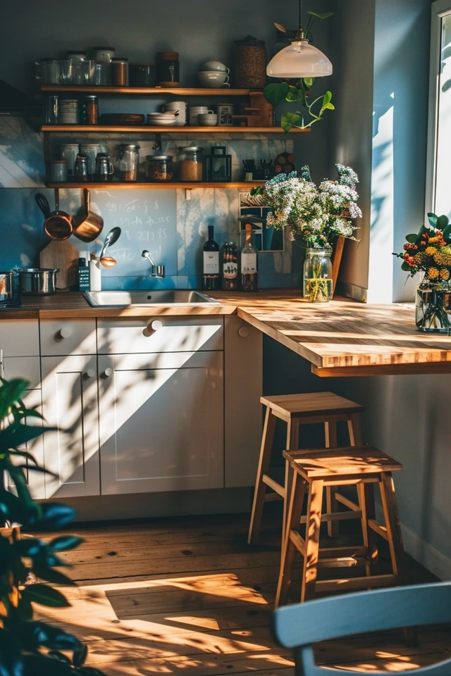 Stone-Look Kitchen Flooring