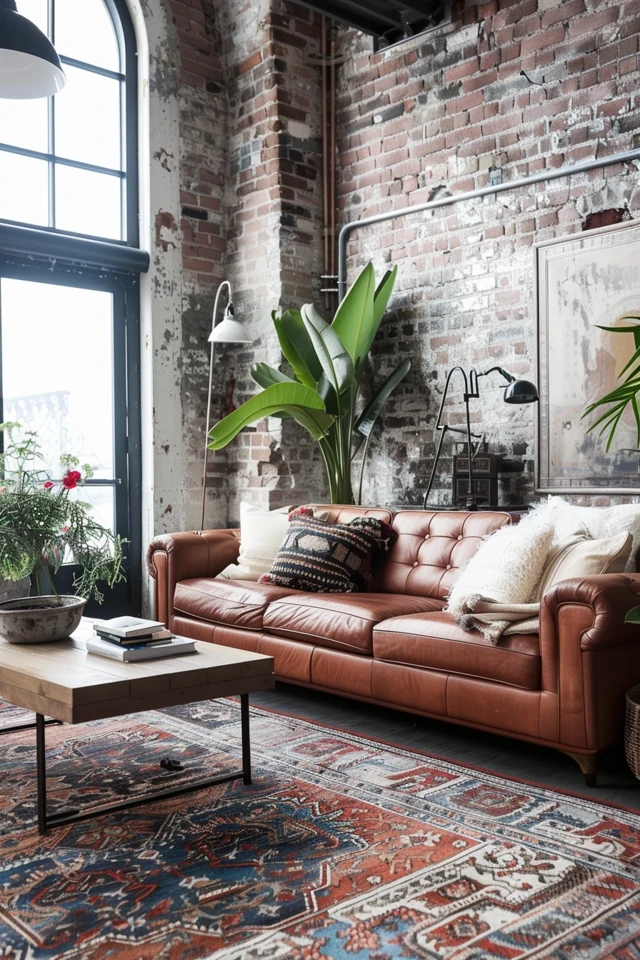 Closed Sectional Industrial Sofa