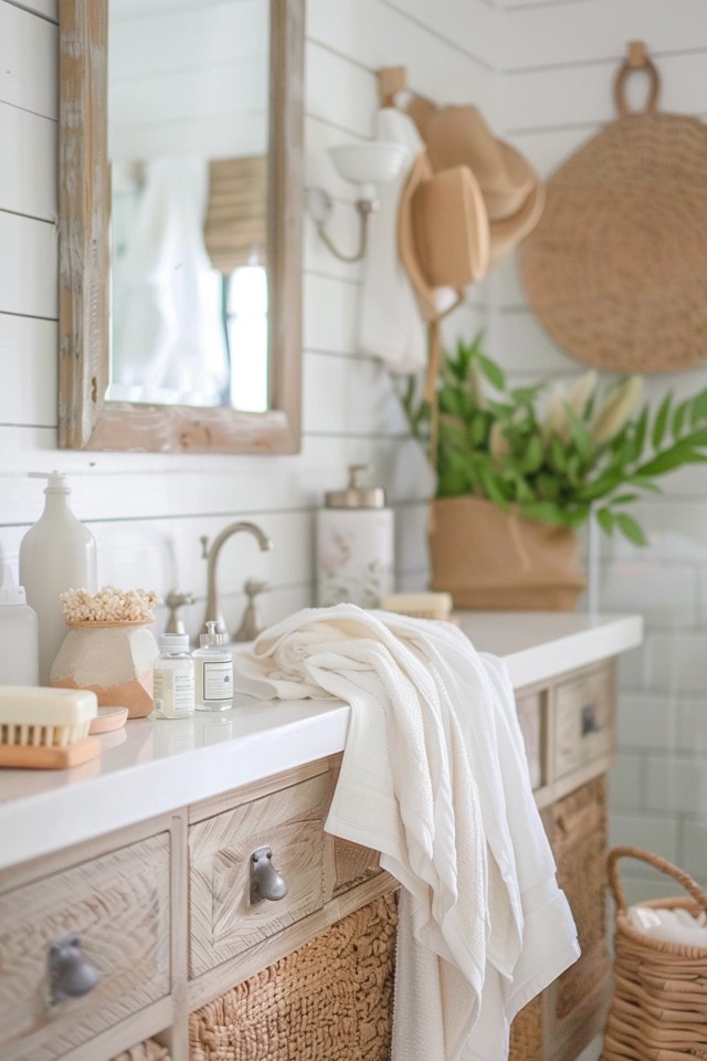 Coastal Bathroom Decor: Easy Beachy Ideas