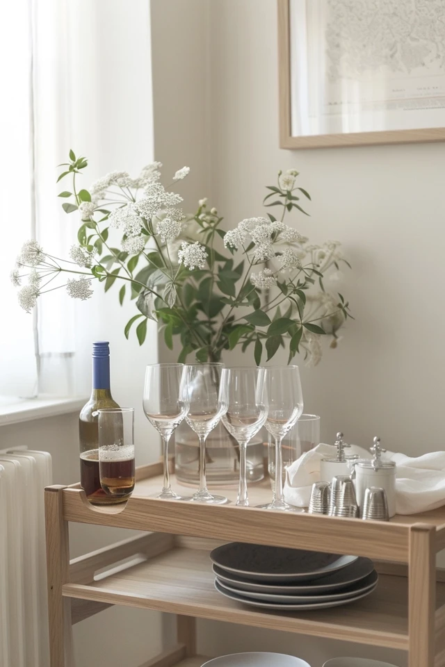 Scandinavian Bar Carts: Entertain in Style