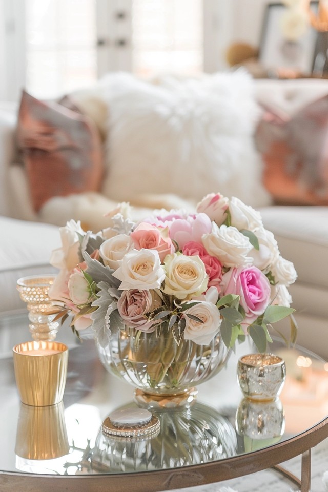 Incorporating Sparkling Accents in Glam Decor