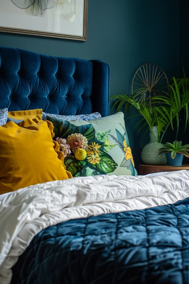 Adding One Vibrant Color to a Neutral Space