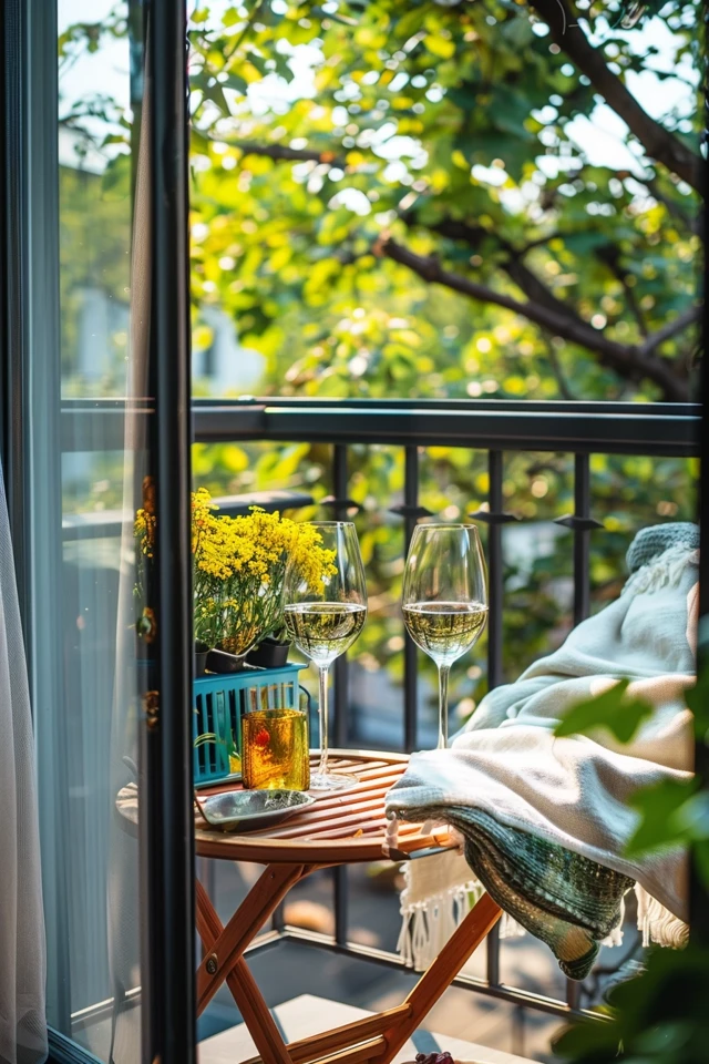 Balcony Decor for Wine Lovers