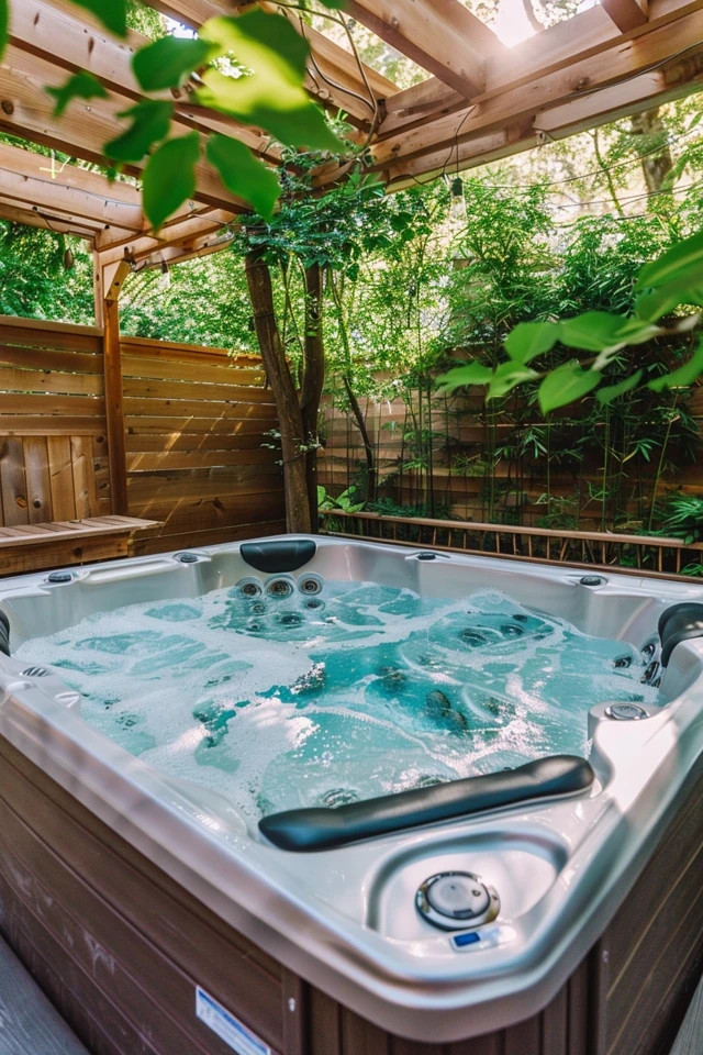 Secluded Soaks: Top Hot Tub Privacy Ideas