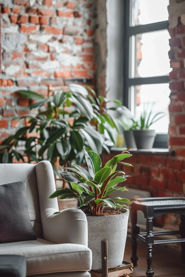 Industrial Planters: Stylish Greenery