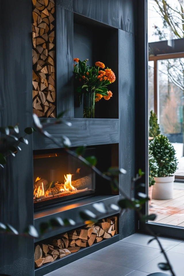 Stylish Recessed Electric Fireplace Inspirations