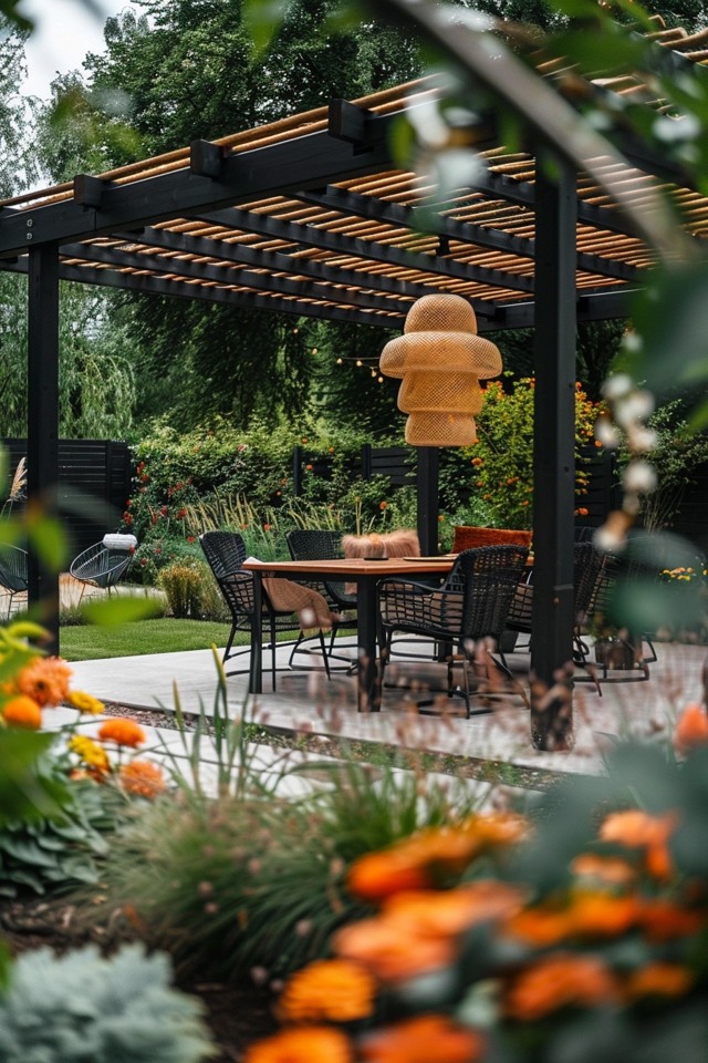 Transform Your Outdoor Space with a Black Pergola