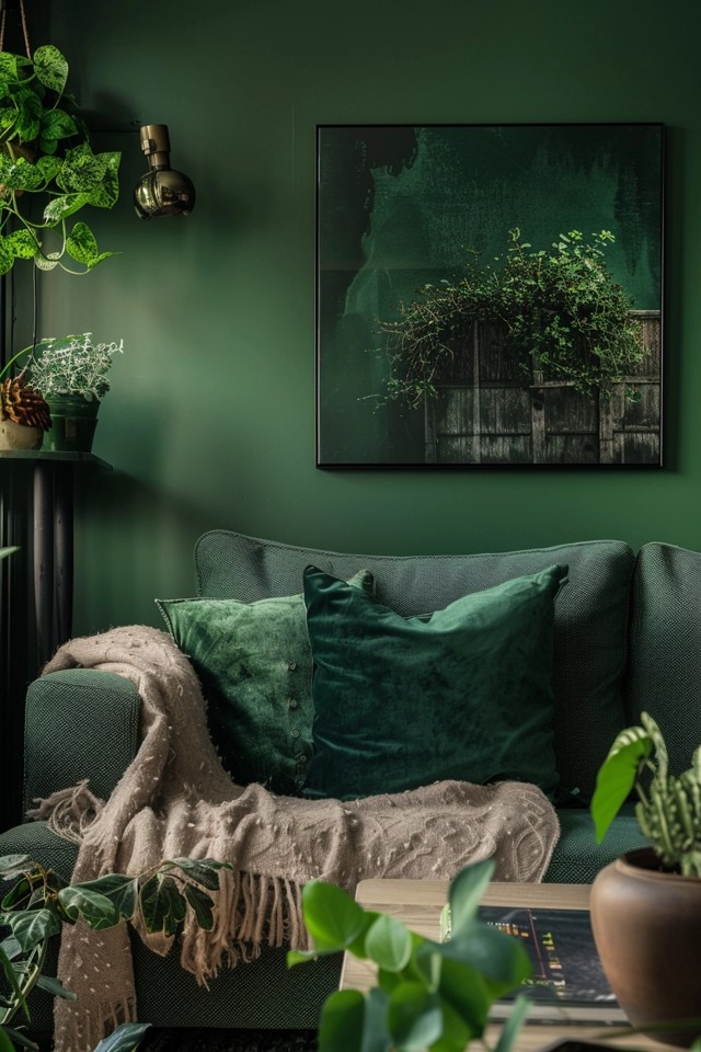 Fresh Green Wall Decor Ideas for Vibrant Homes