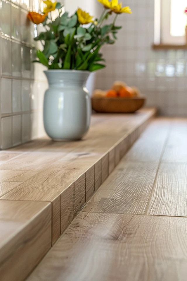 Consider DIY Wood to Tile Transition