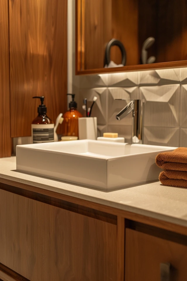 Transforming Your Vanity with Mid-century Flair
