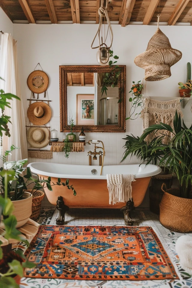 Bohemian Bathrooms: Tiles and Fixtures