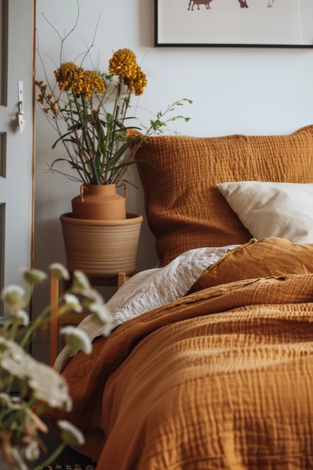 Warm Rust Bedroom Ideas for Cozy Decor