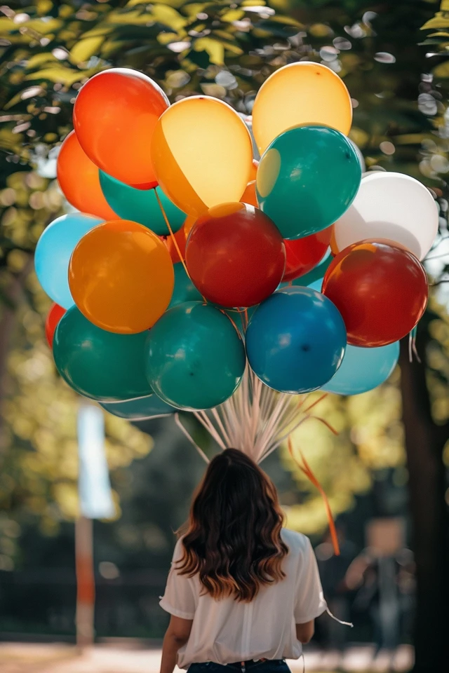 Balloon Bouquets with Unique Designs