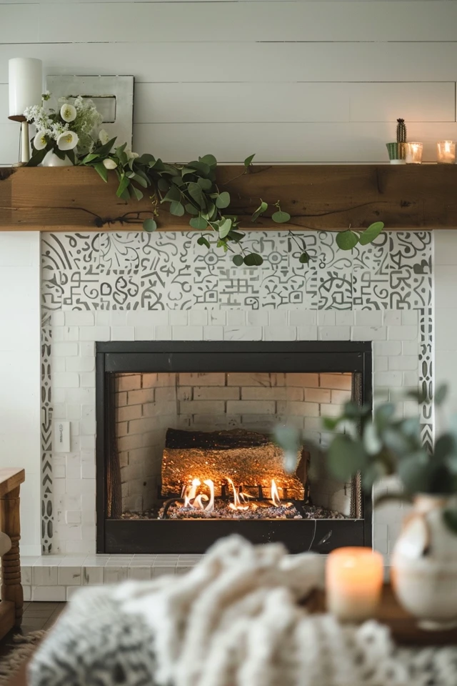 Choosing the Best Tiles for Your Farmhouse Fireplace