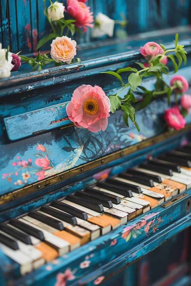 Tips for Decorating with a Painted Piano