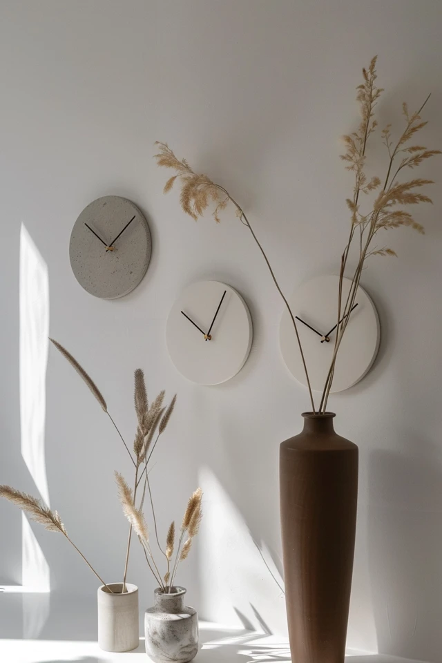 Moheim Horn: A Minimalist Clock with a Thin Metal Case