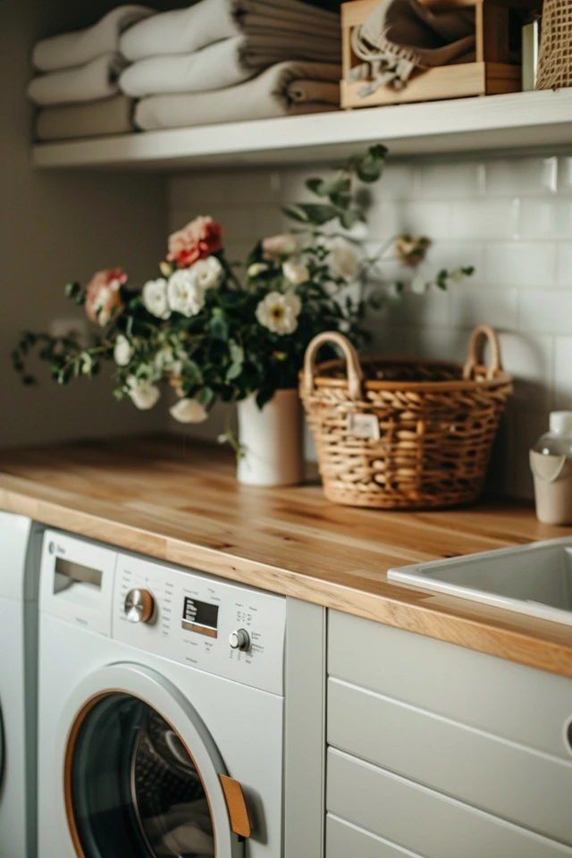 Chic Laundry Room Counter Ideas to Transform Your Space
