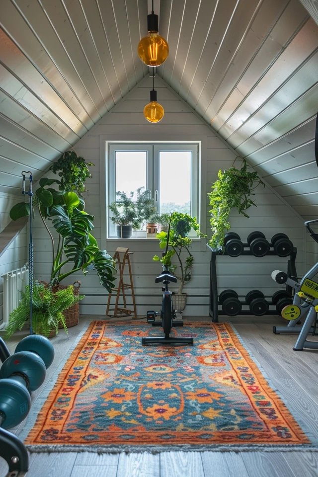 Designing a Motivating Attic Home Gym - photo 2