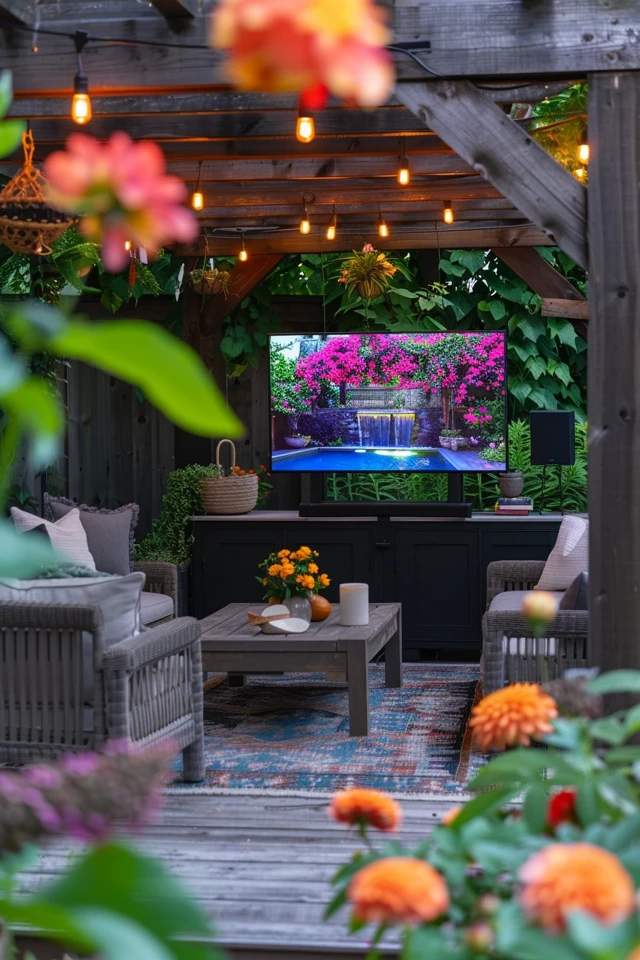 Outdoor Entertainment: Gazebo TV Mount Ideas - photo 2
