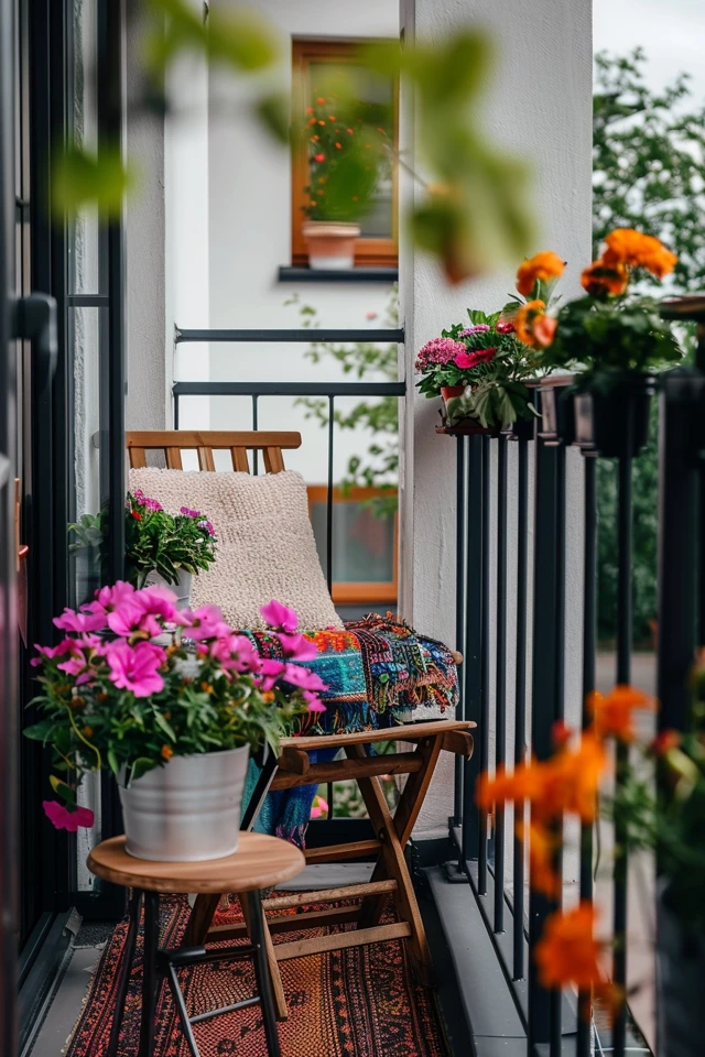 Minimalist Balcony Decor: Clean and Simple