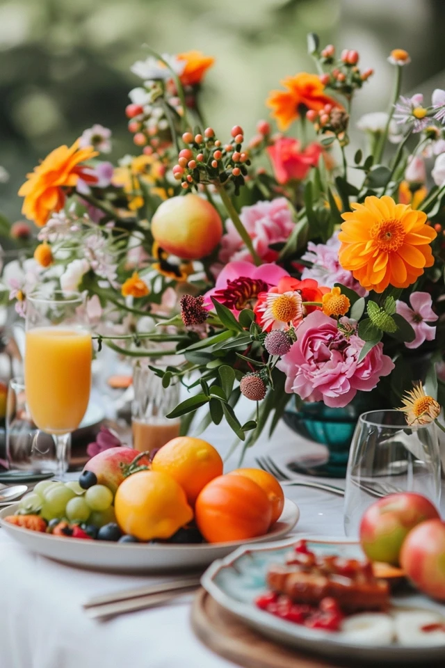 Outdoor Brunch Table Decor Ideas