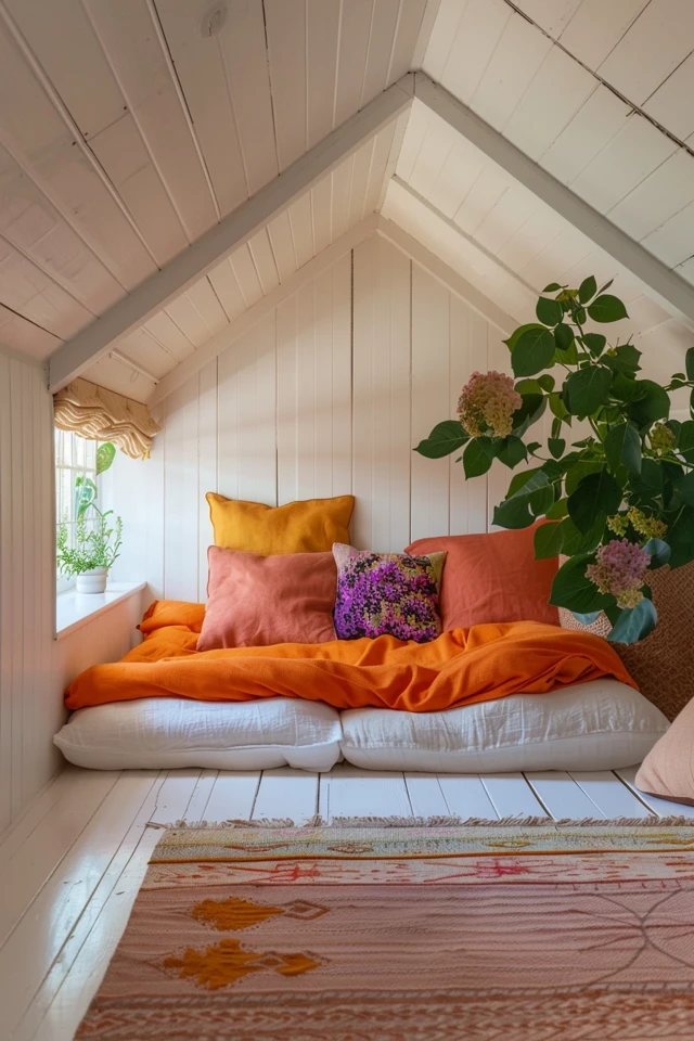 Attic Meditation Room: Peaceful Sanctuary