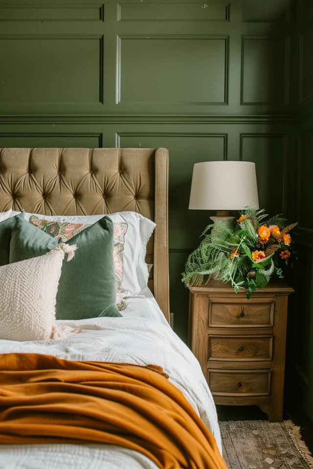 Olive Green Bedroom Ideas for a Serene Space - photo 2