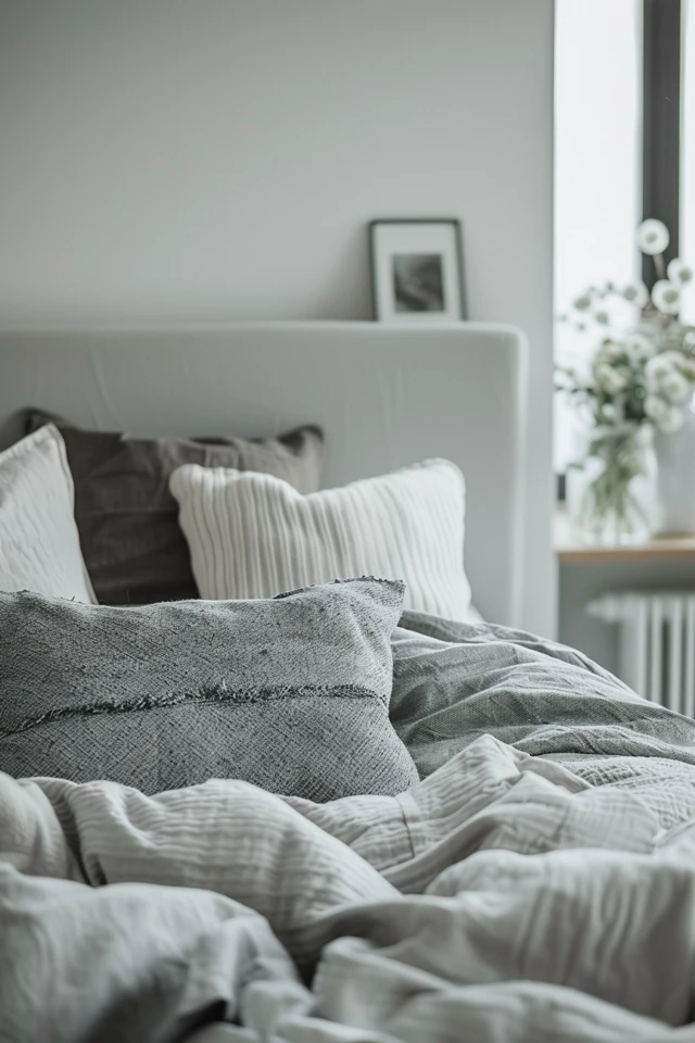 Sophisticated Grey and Silver Bedroom Ideas