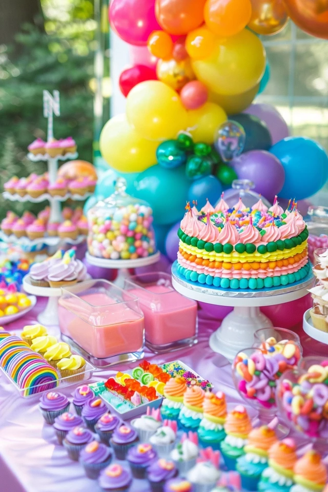 Delicious Rainbow Party Treats