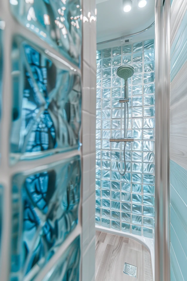 DIY Glass Block Shower Installation