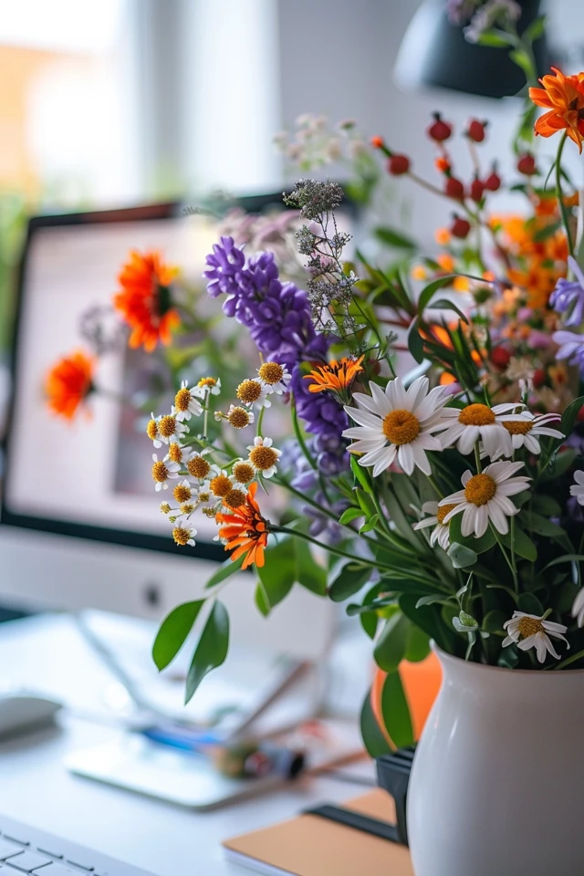Create a Productive Space with Thanksgiving Theme Office Decor