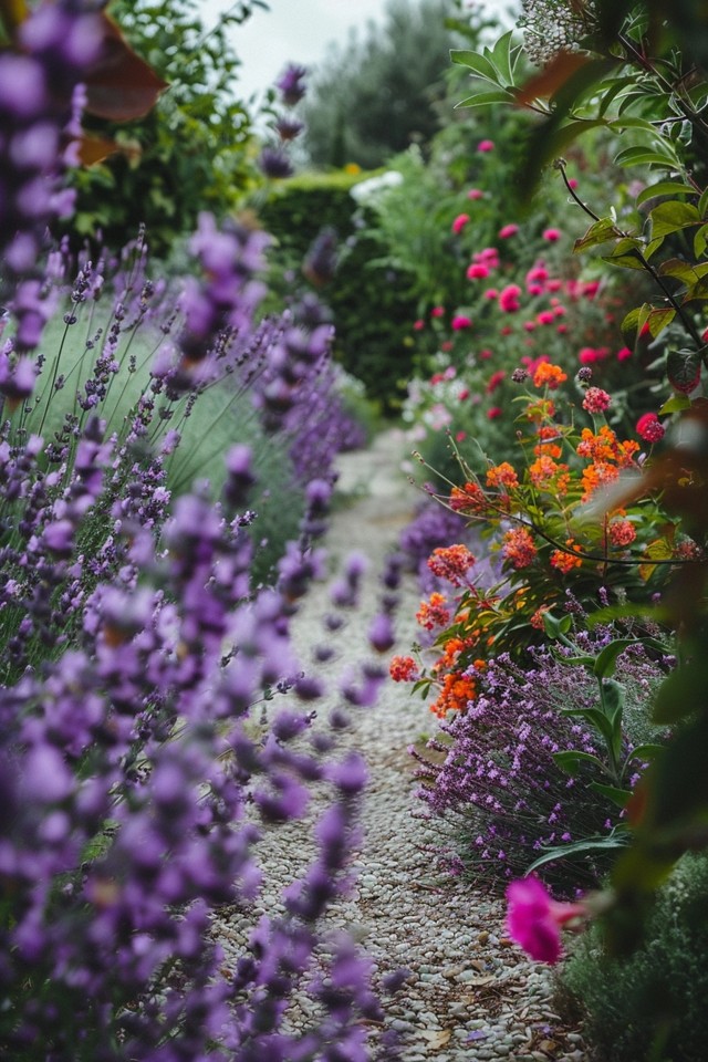 Lavender in Herb Gardens